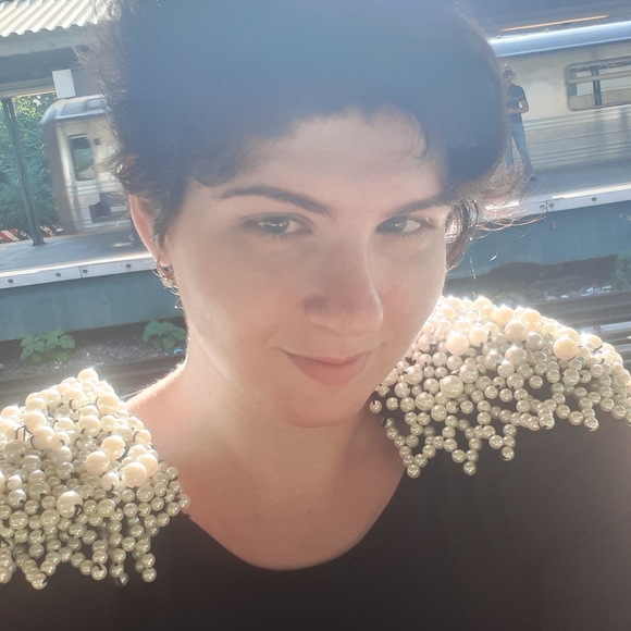 SOLD Pearl epaulettes - Picture 2 of 3